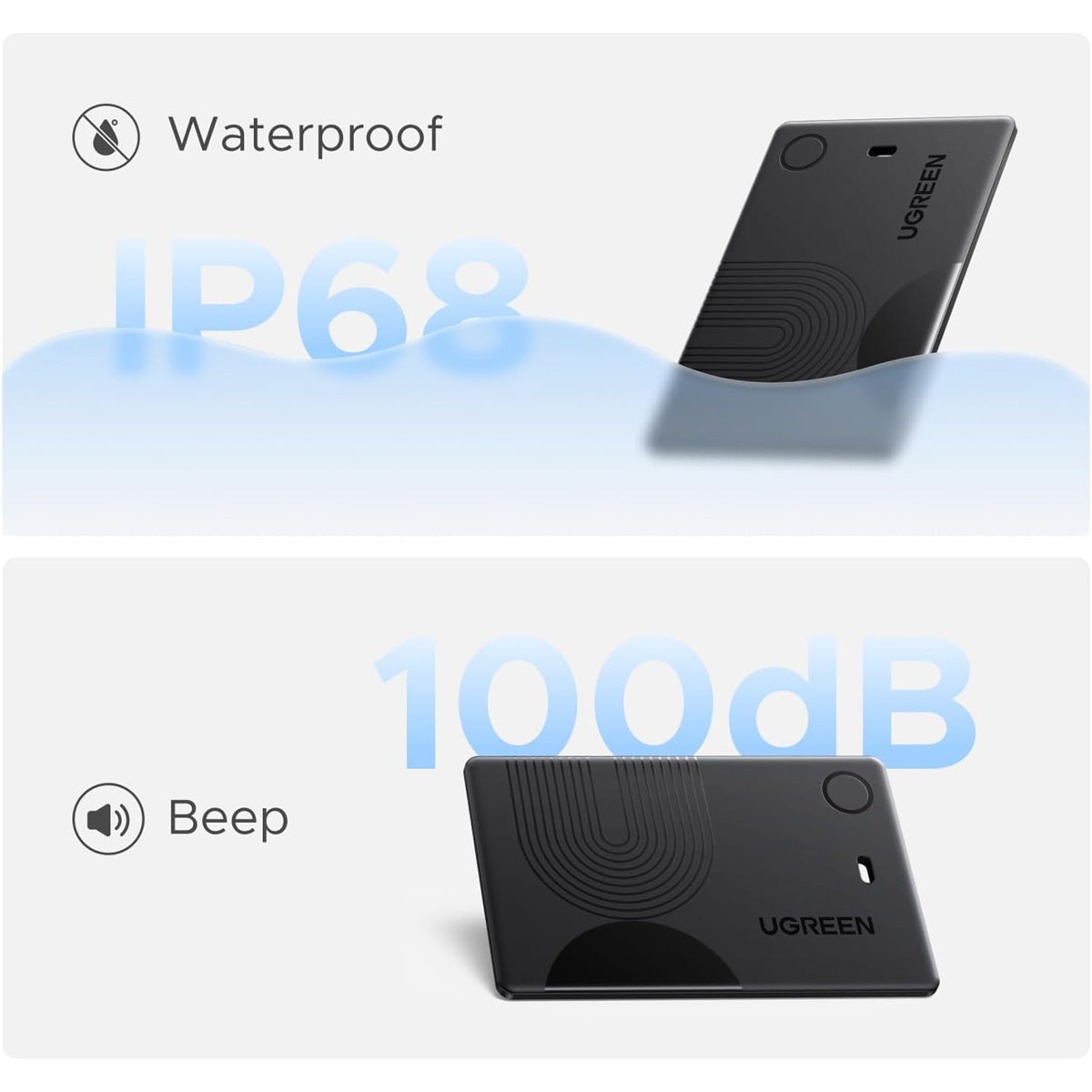 Ugreen Finder Slim 3 - 1-Pack Rechargeable (Black) (CM921/75121)