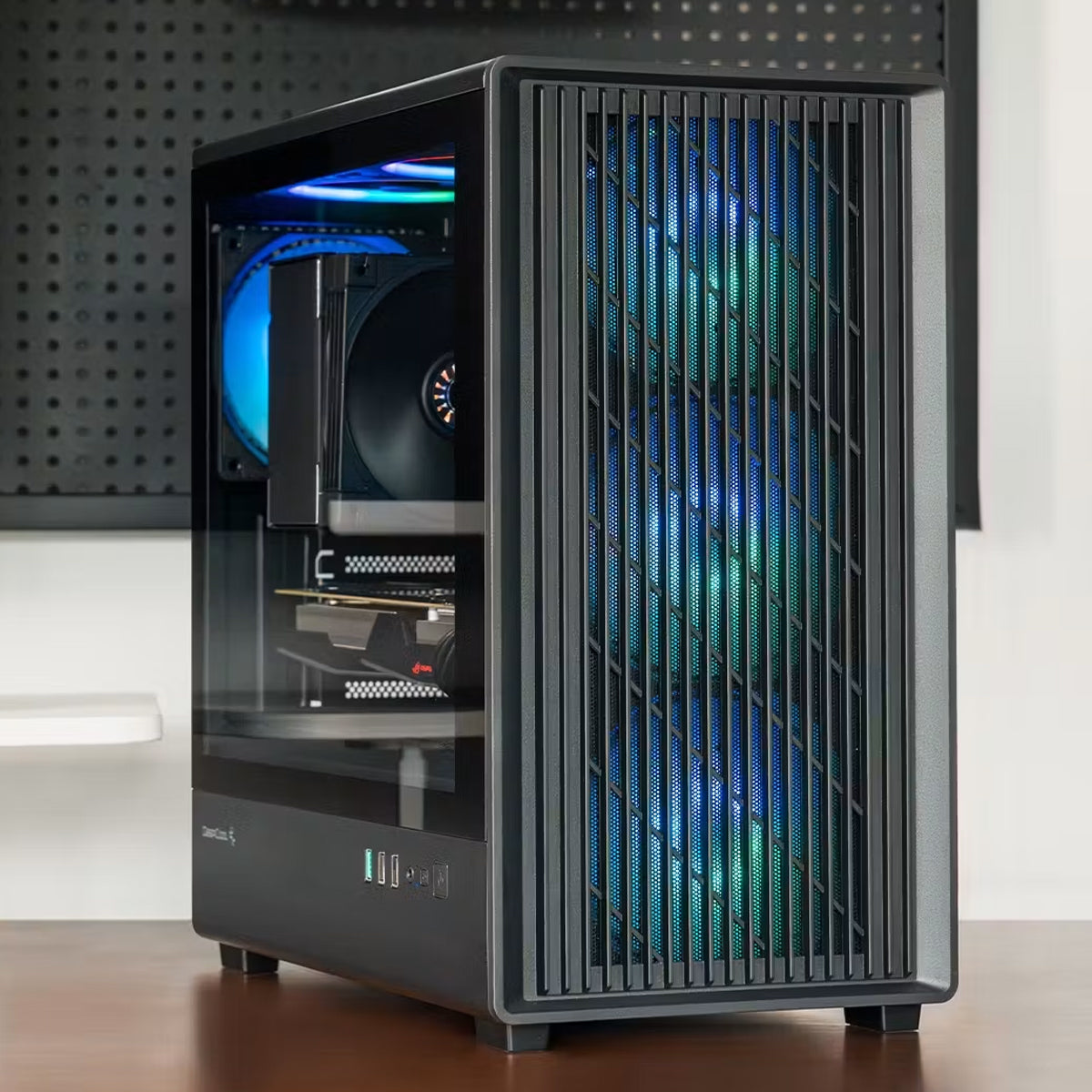 DeepCool CC350 4F Tempered Glass High-Airflow Micro-ATX / M-ATX PC Case