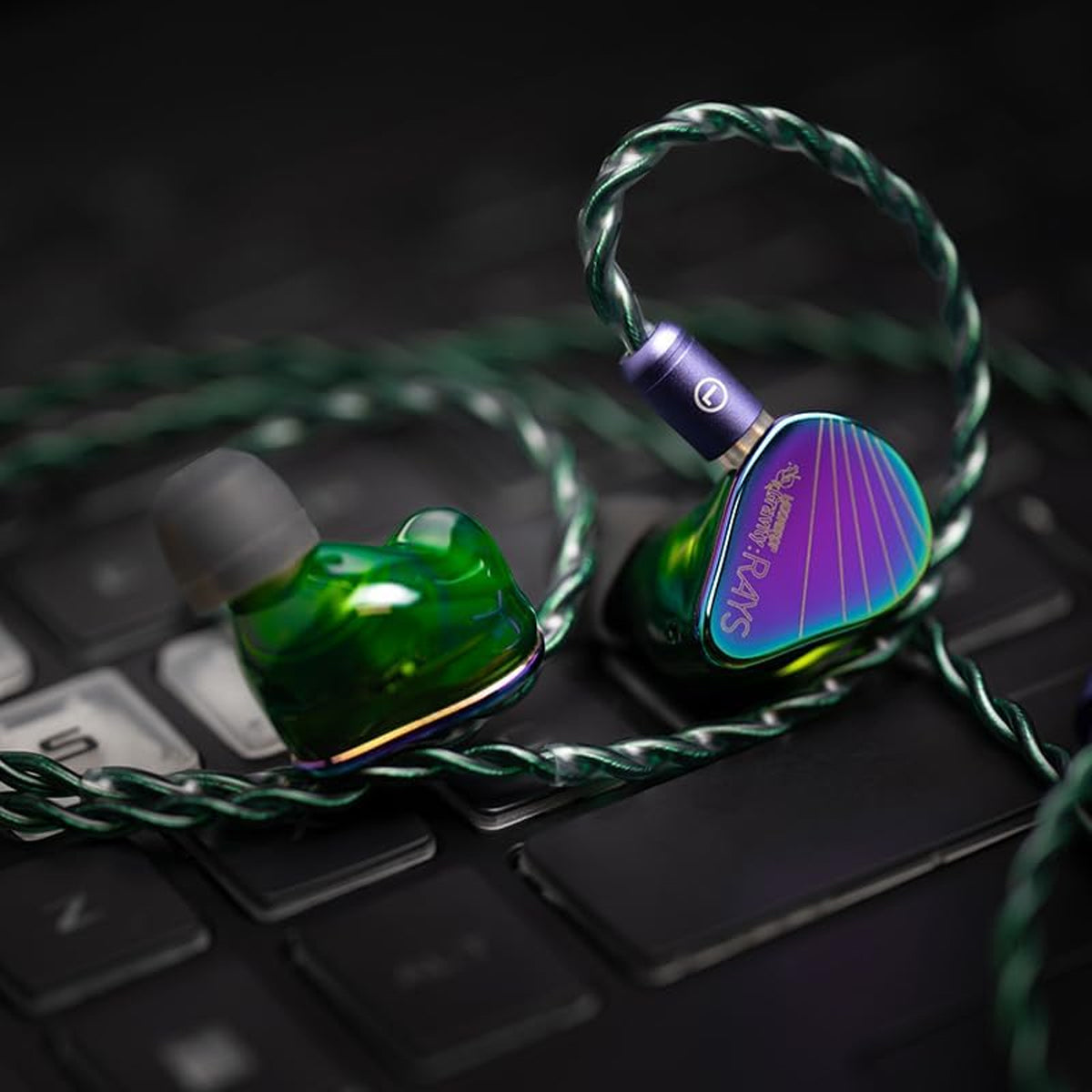 Moondrop Rays USB-C DSP Pro Gaming In-Ear Monitor with Mic AI Denoise