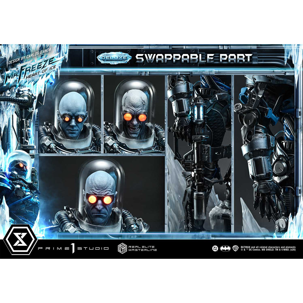Real Elite Masterline Batman (Comics) Mr. Freeze Heart of Ice (Design by Carlos DAnda) Deluxe Ver