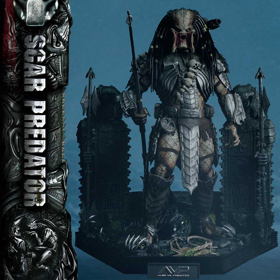 Prime 1 Studio Museum Masterline Alien vs. Predator (Film) Scar Predator DX Bonus Version (MMPR-04DXS)