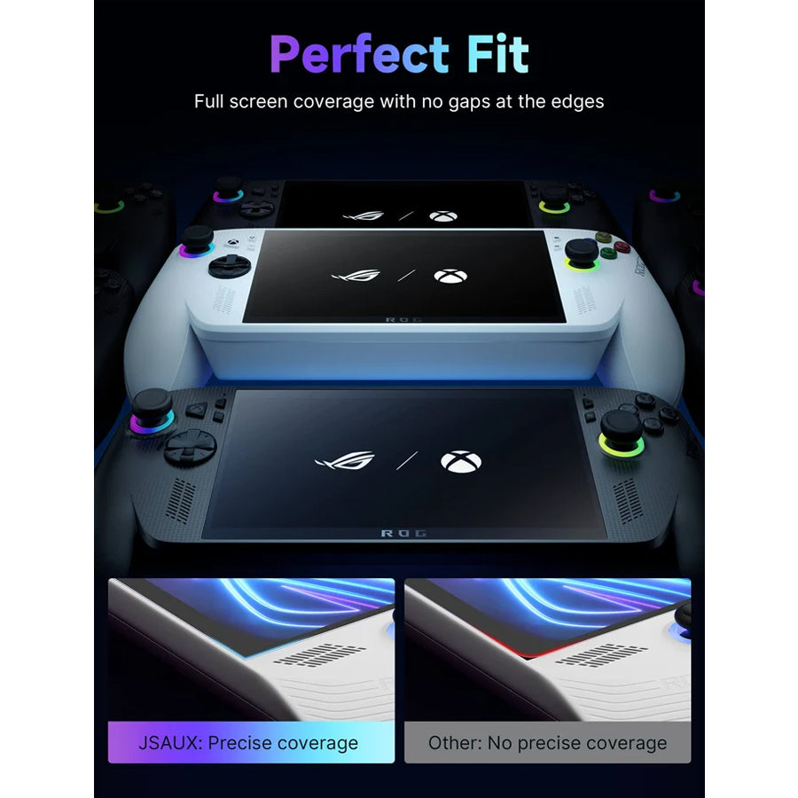 JSAUX Ultra Clear Anti-Glare Matte Tempered Glass Screen Protector 2-Pack for ROG Ally / ROG Ally X
