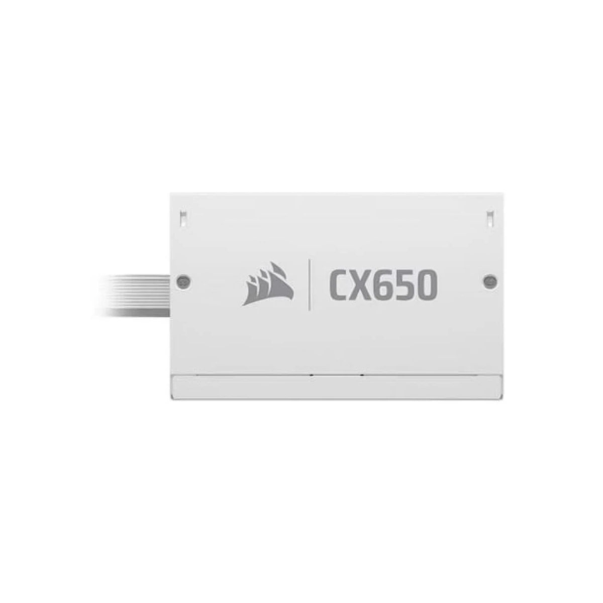 Corsair CX650 650W Cybenetics Gold ATX 3.1 Low-Noise Non-Modular Power Supply (White)