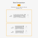 Glorious GMP 2 XXL Stitched Cloth Gaming Mousepad (White) (GLO-MP2-CLTH-STC-XXL-WHT)