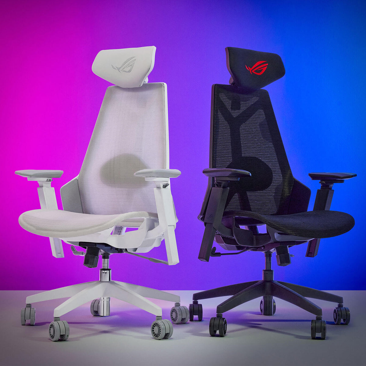 Asus ROG Destrier Core Ergo Gaming Chair with Futuristic Cyborg Aesthetic