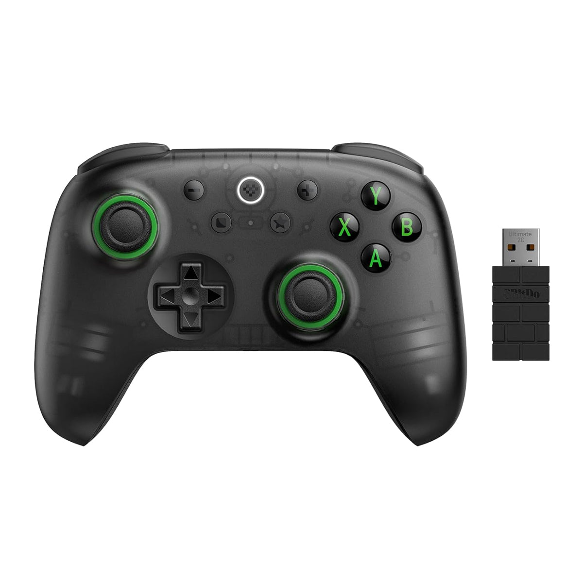 8Bitdo Ultimate 2C Wireless Controller for Windows/ Android (Transparent Black) (81HD)