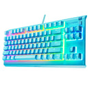 SteelSeries Apex 3 TKL RGB Water & Dust Resistant Whisper Quiet Switches Gaming Keyboard (Aqua)