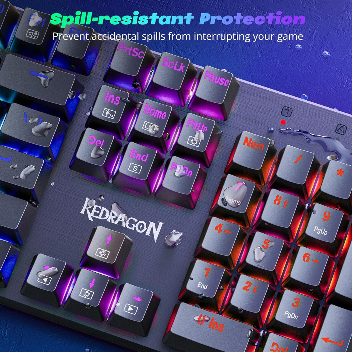 Redragon Sindri K671 RGB Hot-Swappable Full Sized Wired Mechanical Gaming Keyboard