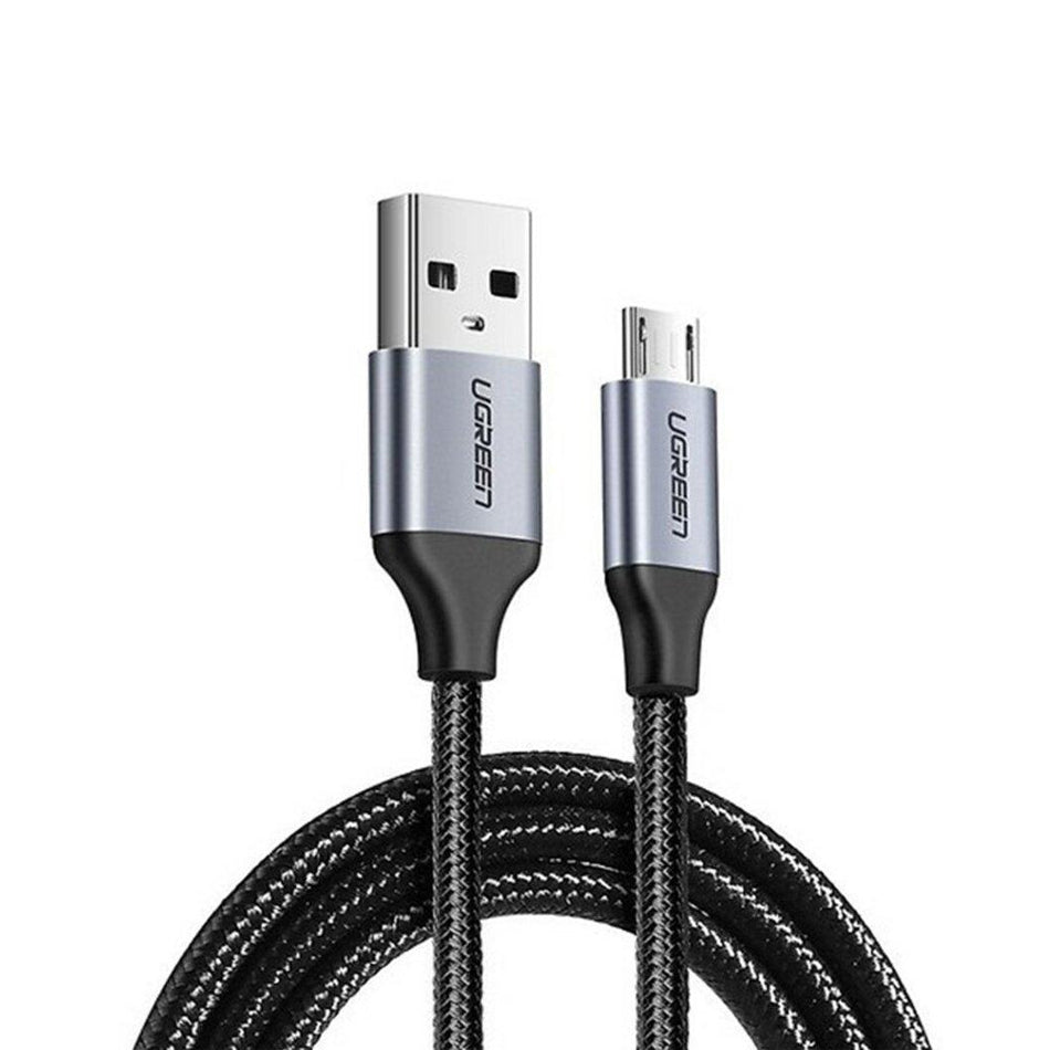 Ugreen USB-A to Micro USB Cable - 0.5m, 1.5M (Black) (US290/60145, US290/60147)