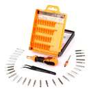 Jakemy 33-in-1 Precision Screwdriver Toolkit with 30 Screwdriver Heads / Curved Tip Tweezer / Extension Bar (JM-8101)