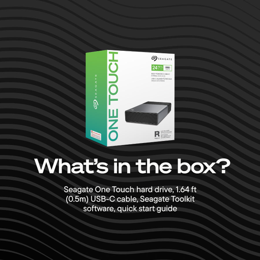 Seagate One Touch Desktop Hub USB-C External Hard Drive