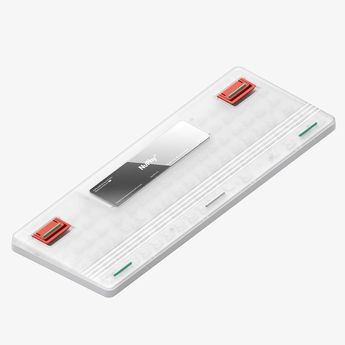 NuPhy Air96 V2 QMK/VIA Hot-Swappable RGB Wireless Mechanical Keyboard - Ionic White (Red 2.0 Switch)