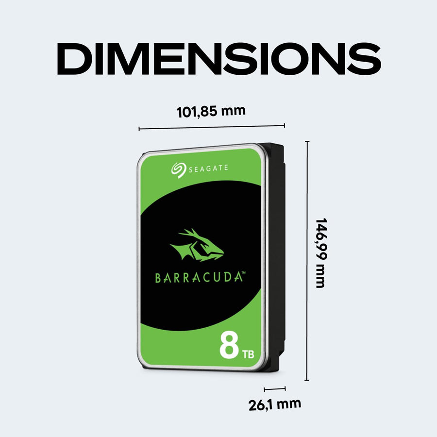 Seagate Barracuda 256MB Cache SATA 6.0GB/S 3.5 Inch Internal Hard Drive
