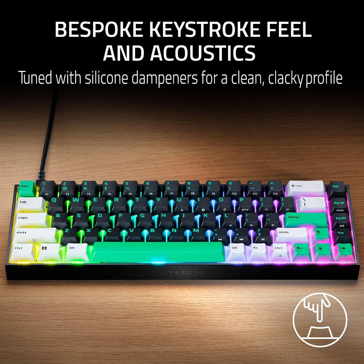 Razer Reclusa X Mini 65% Enthusiast Mechanical Gaming Keyboard