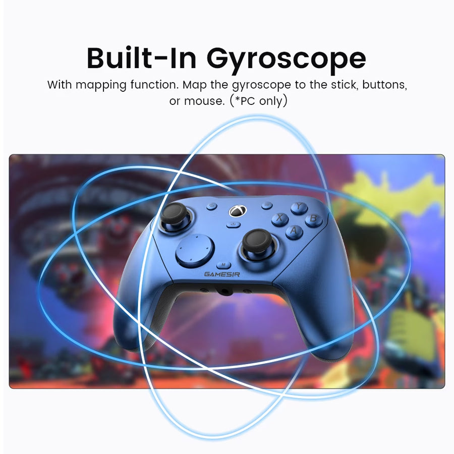 GameSir G7 Pro Tri-Mode Wired/ Wireless Gaming Controller for Xbox / Mobile / PC (Metallic Blue)