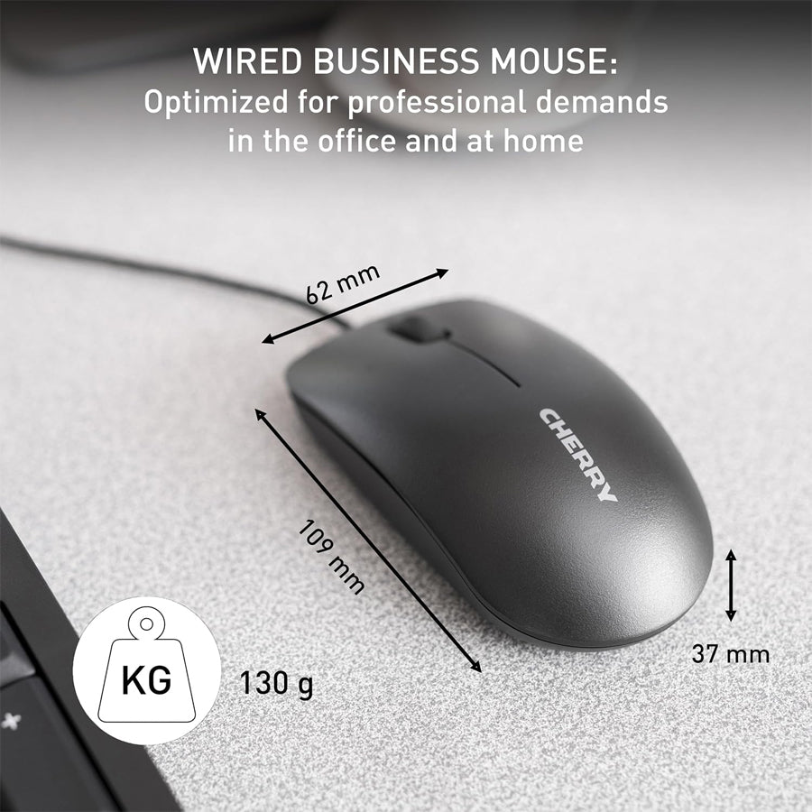 Cherry MC 1000 Corded Mouse (Black) (JM-0800-2)