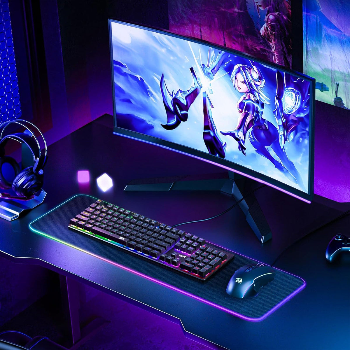 Redragon Sindri K671 RGB Hot-Swappable Full Sized Wired Mechanical Gaming Keyboard