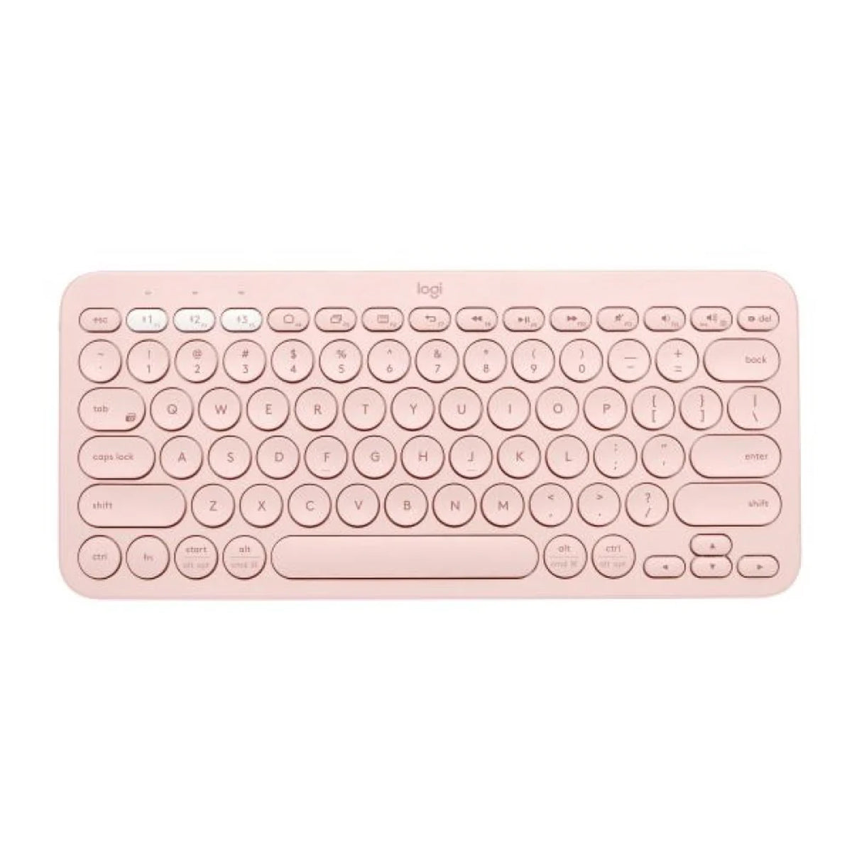 Logitech K380 Multi-Device Bluetooth Keyboard (Rose)