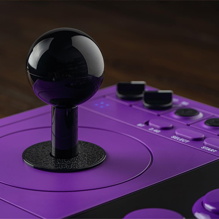 8Bitdo Arcade Stick for Nintendo Switch / Windows (Purple) (80FE)