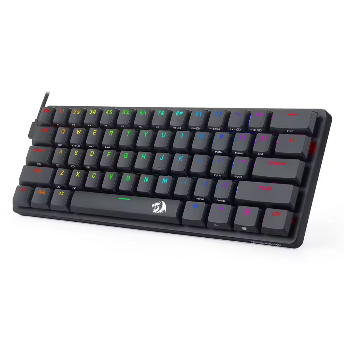 Redragon Elise Pro Tri-Mode RGB 60% Mechanical Gaming Keyboard (K615P-KBS)