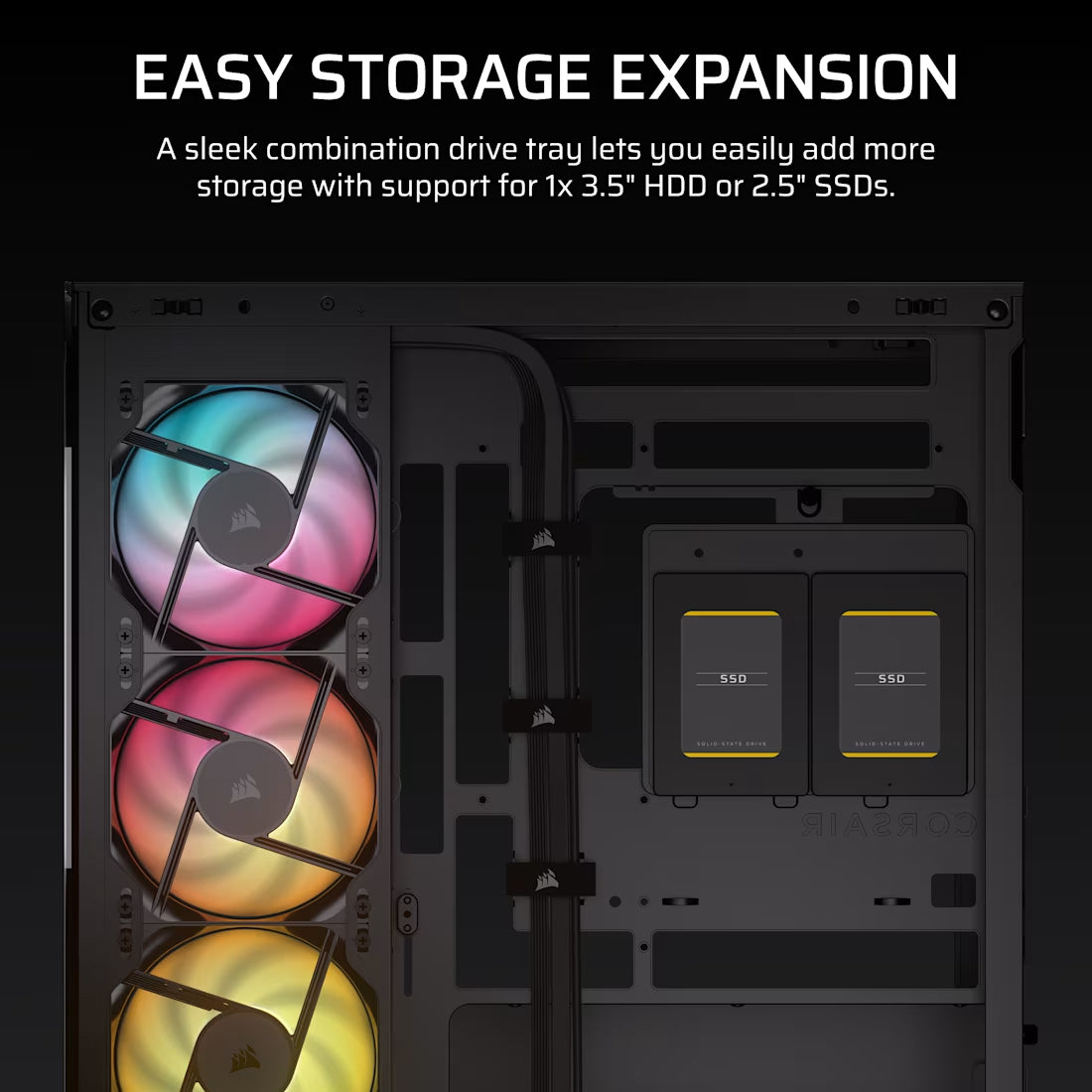 Corsair 2800X RS-R ARGB Micro-ATX PC Case