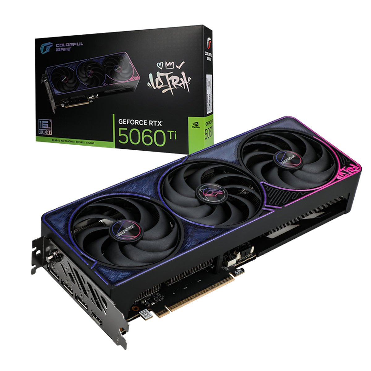 Colorful iGame GeForce RTX 5060 Ti Ultra OC 16GB-V Graphics Card