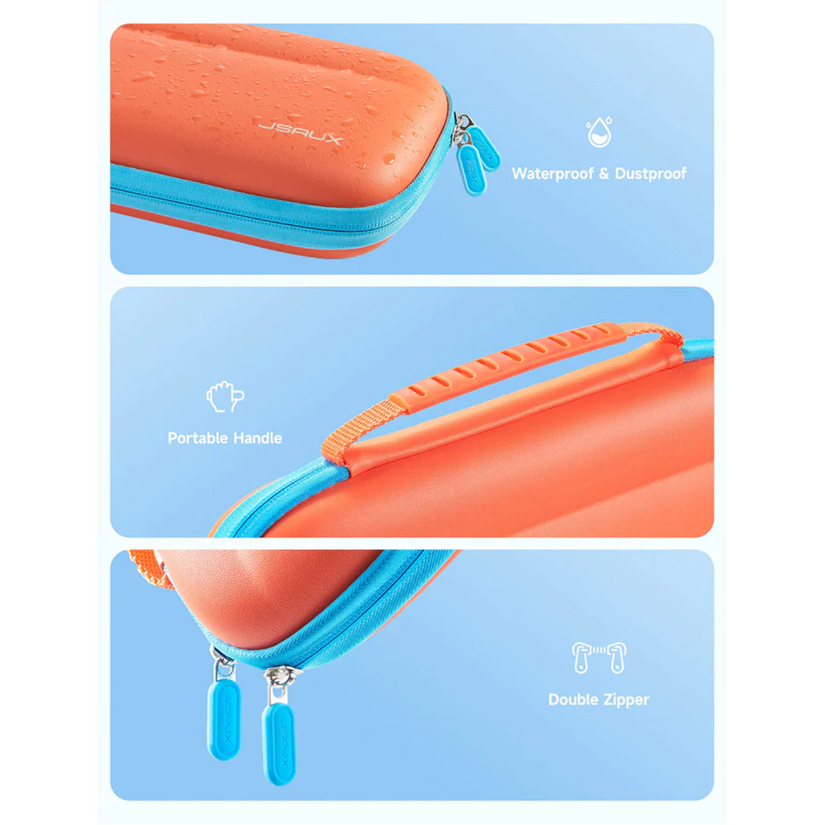 JSAUX Colorful Ultra-thin Carrying Case for Nintendo Switch 2