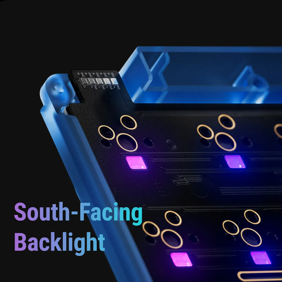 NuPhy Gem80 QMK/VIA Tri-Mode Wireless Custom Mechanical Keyboard (Mystic Indigo)