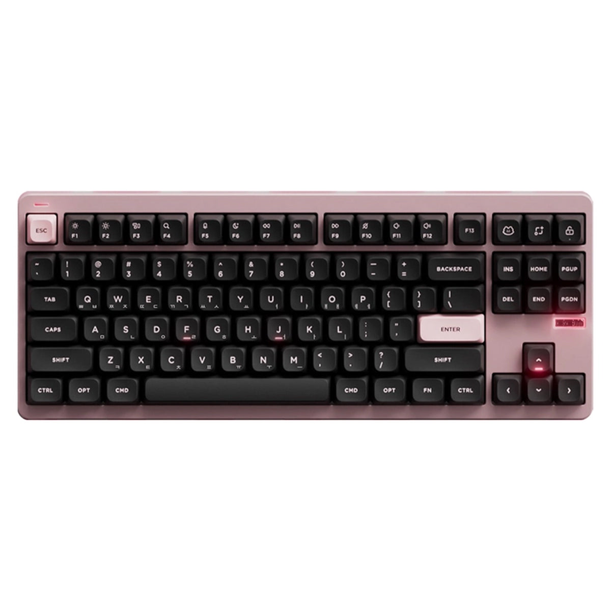NuPhy Gem80 QMK/VIA Tri-Mode Wireless Custom Mechanical Keyboard (Inca Rose)