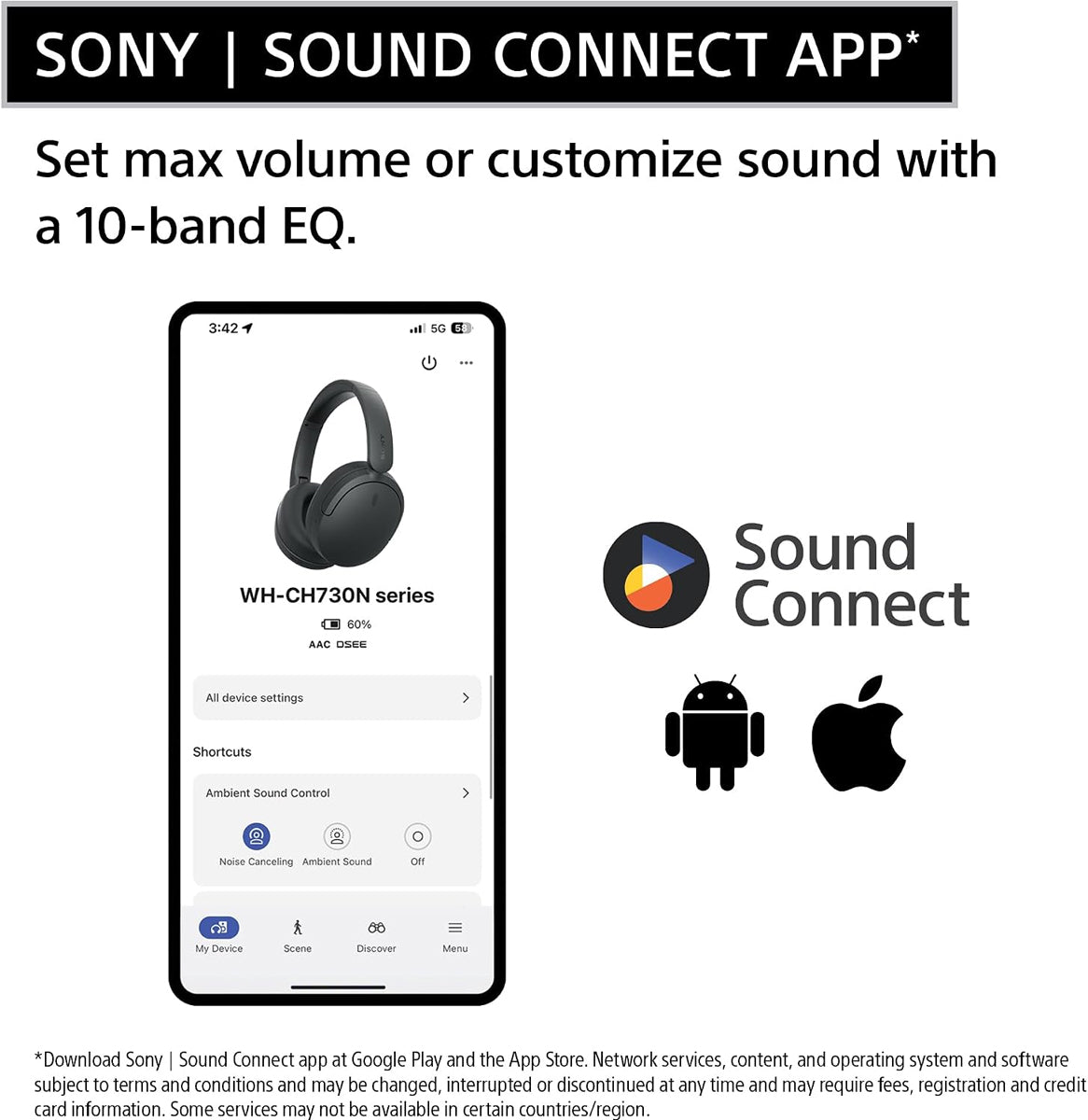 Sony WH-CH730N Wireless Noise Canceling Over-Ear Headphones