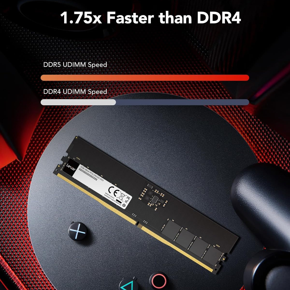 Lexar DDR5 5600MT/s CL46-45-45-90 UDIMM Desktop Memory