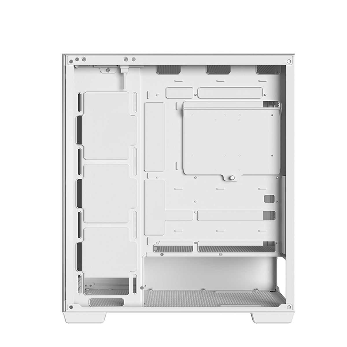 Deepcool CG580 Panoramic Single Chamber ATX PC Case (Black, White)
