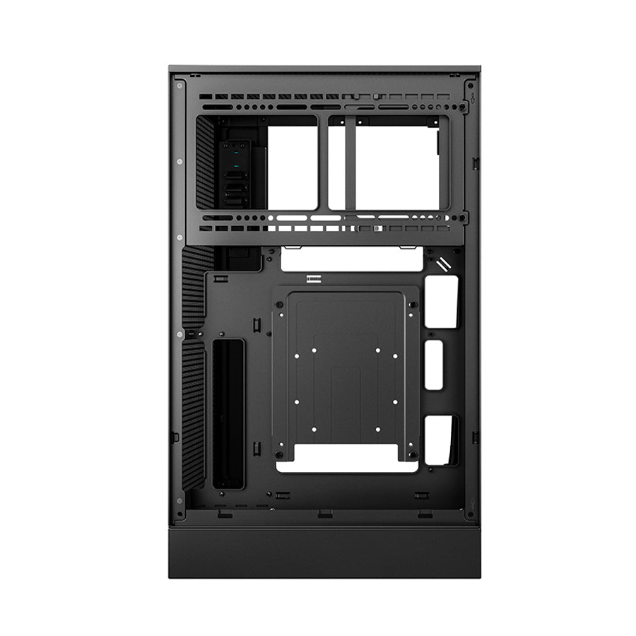 Deepcool CH270 Digital High Airflow Vertical M-ATX Compact Case with Data Screen (Black, White)