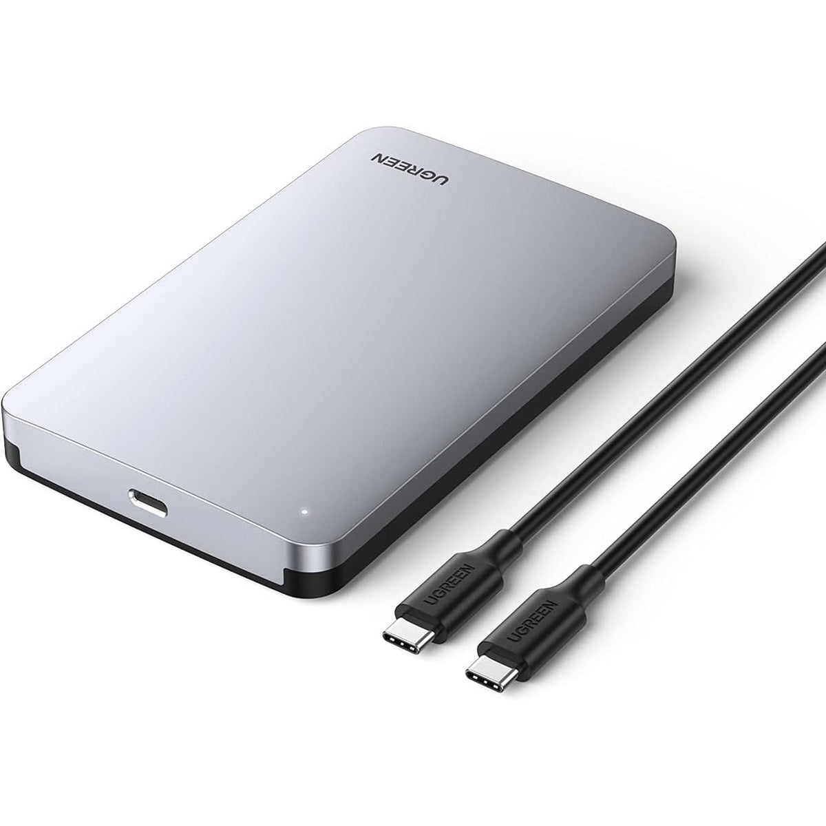 Ugreen 2.5" SATA External Hard Drive Enclosure - 6Gbps (Grey) (CM300/70499)
