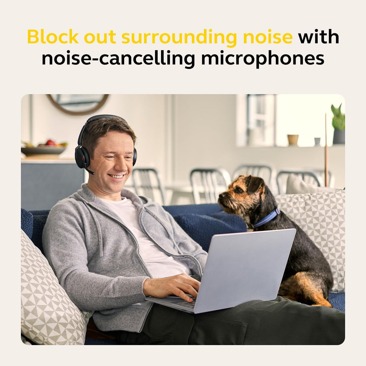 Jabra Evolve2 65 Flex Link390C MS Stereo ANC Wireless Foldable Headset