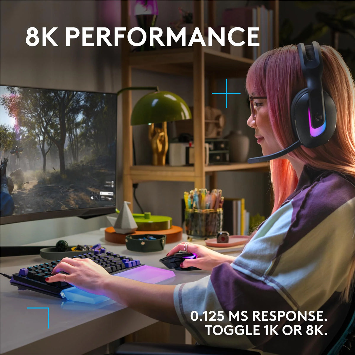 Logitech G512 X 75 Dual Swap TMR Analog/Mechanical 8k Gaming Keyboard