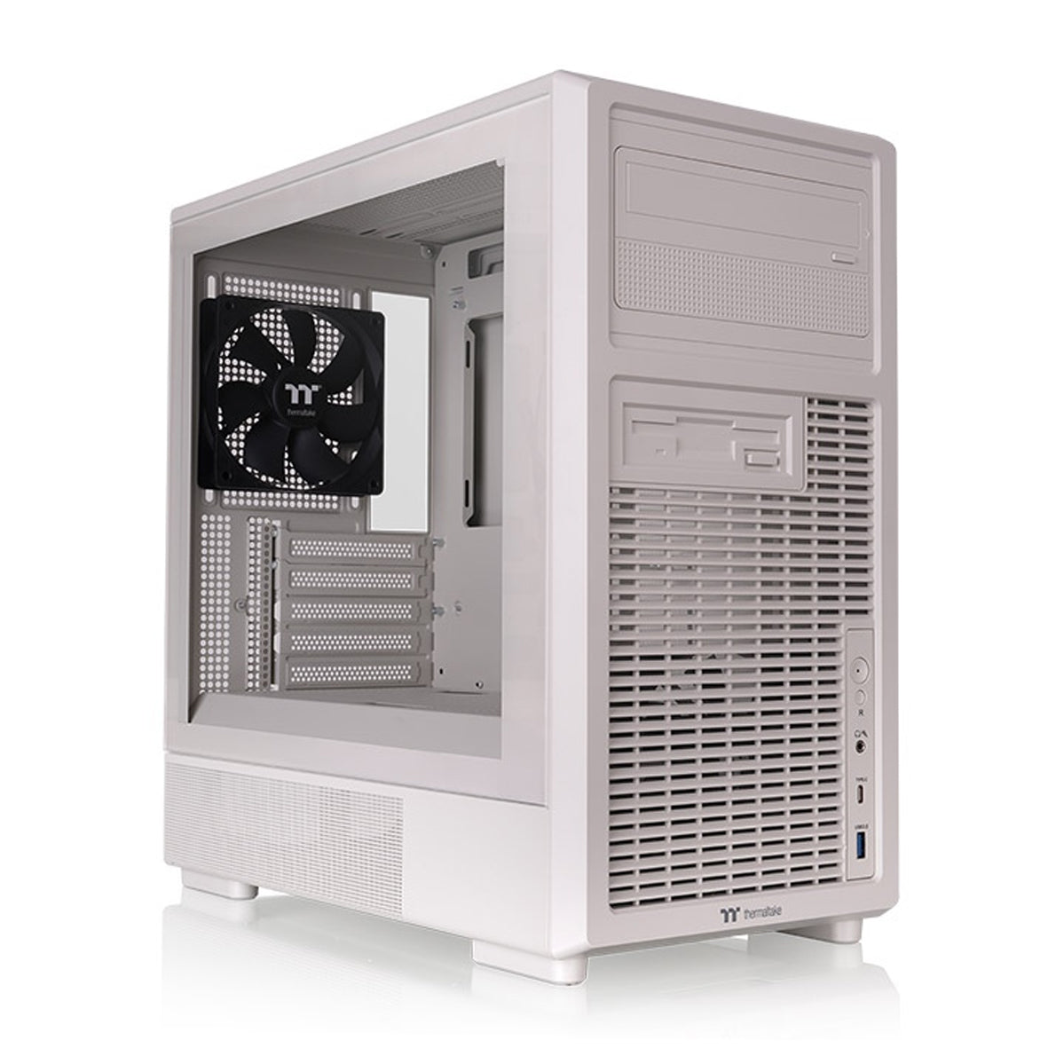 Thermaltake Retro 260 TG Micro-ATX PC Case (Beige) (CA-11P-00SQWN-00)
