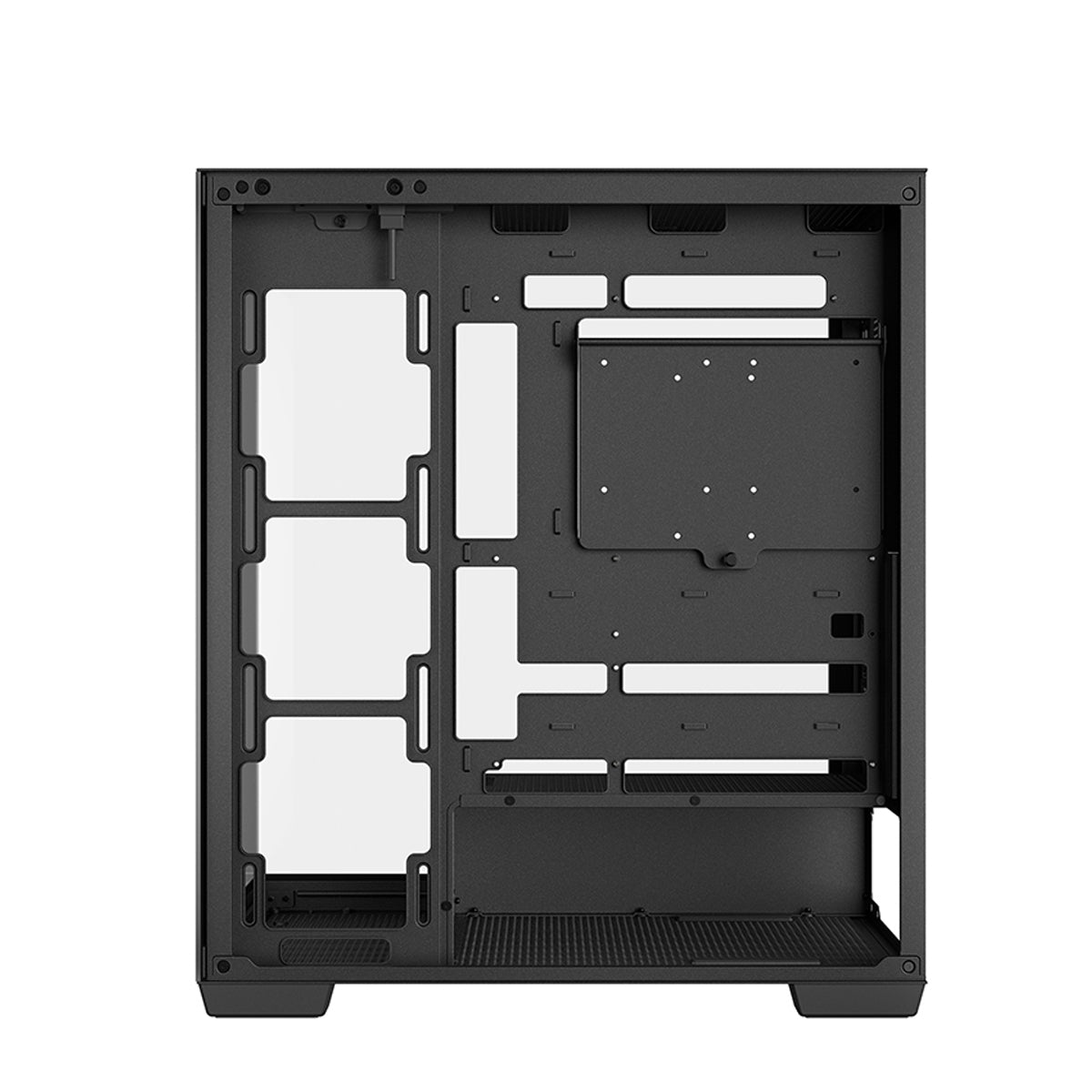 Deepcool CG580 Panoramic Single Chamber ATX PC Case (Black, White)