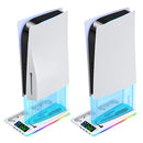 OIVO Cooling Stand with Controller Charger for PS5 / PS5 Slim (White) (IV-P5364X)