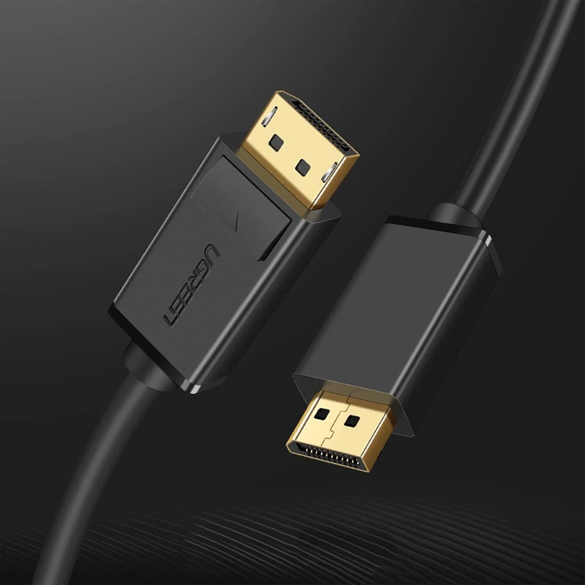 Ugreen DP 1.2 Male to Male Cable - 2m (Black) (DP102/10211)