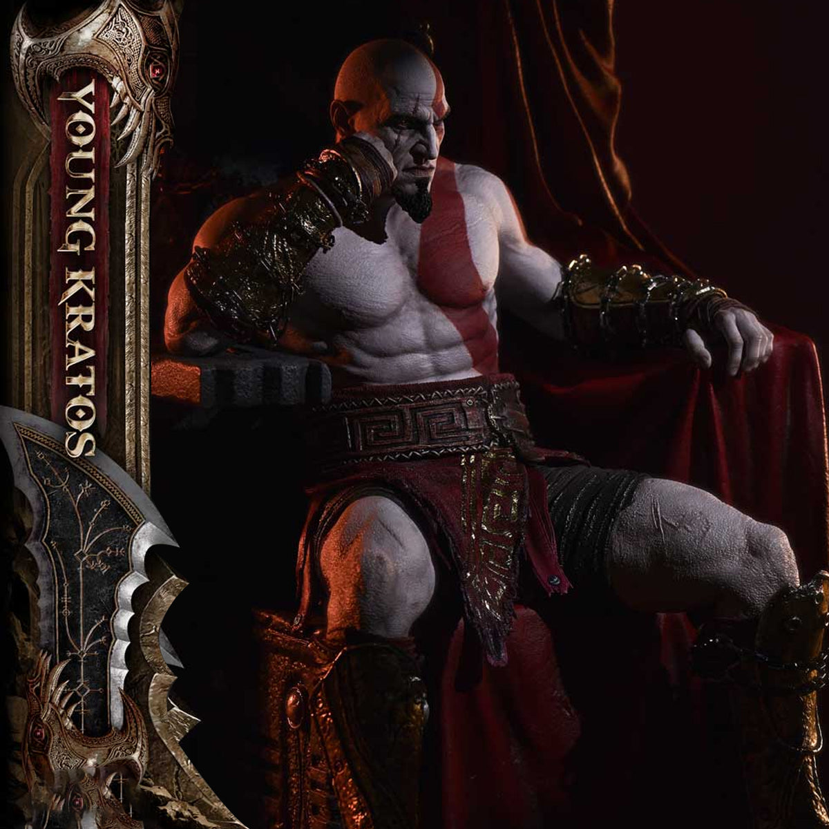 Throne Legacy God of War: Ragnarok Young Kratos