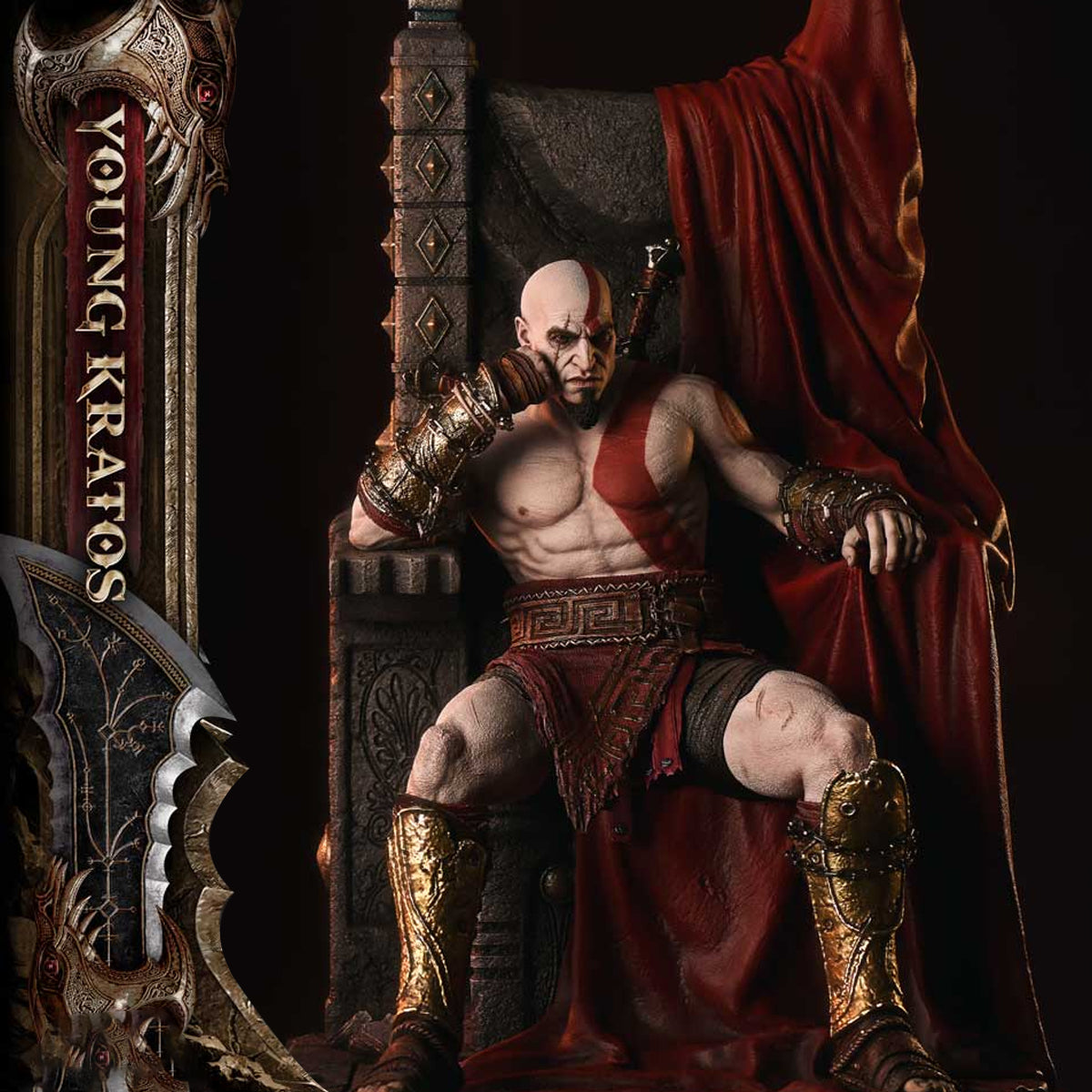 Throne Legacy God of War: Ragnarok Young Kratos