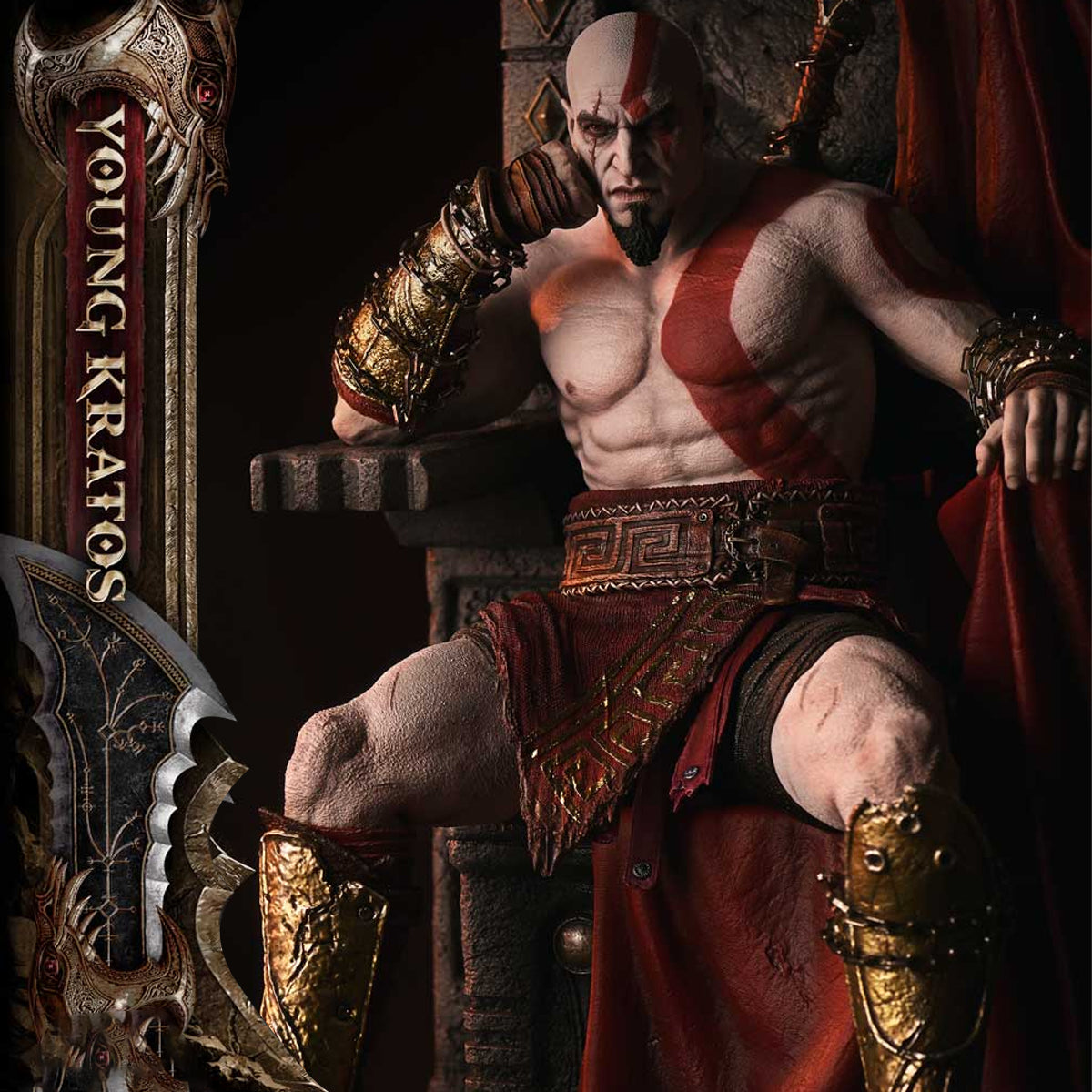 Throne Legacy God of War: Ragnarok Young Kratos