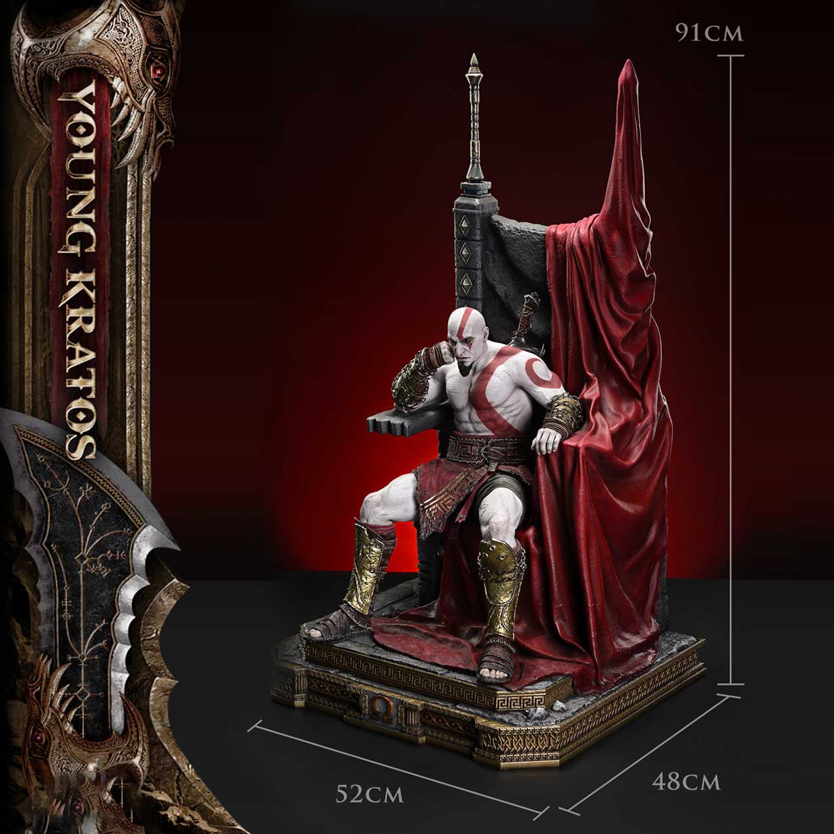 Throne Legacy God of War: Ragnarok Young Kratos