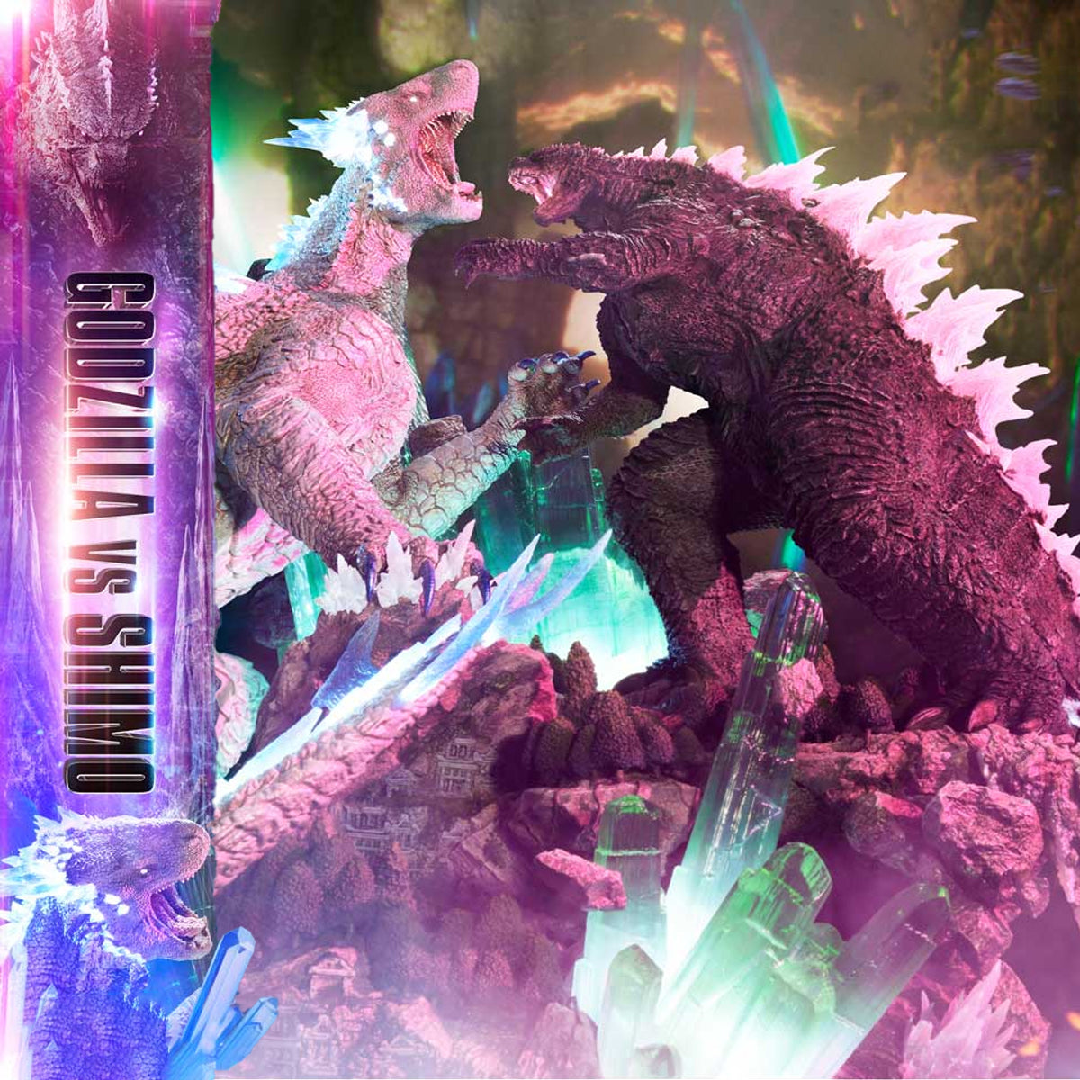 Ultimate Diorama Masterline Godzilla x Kong: The New Empire Godzilla vs. Shimo