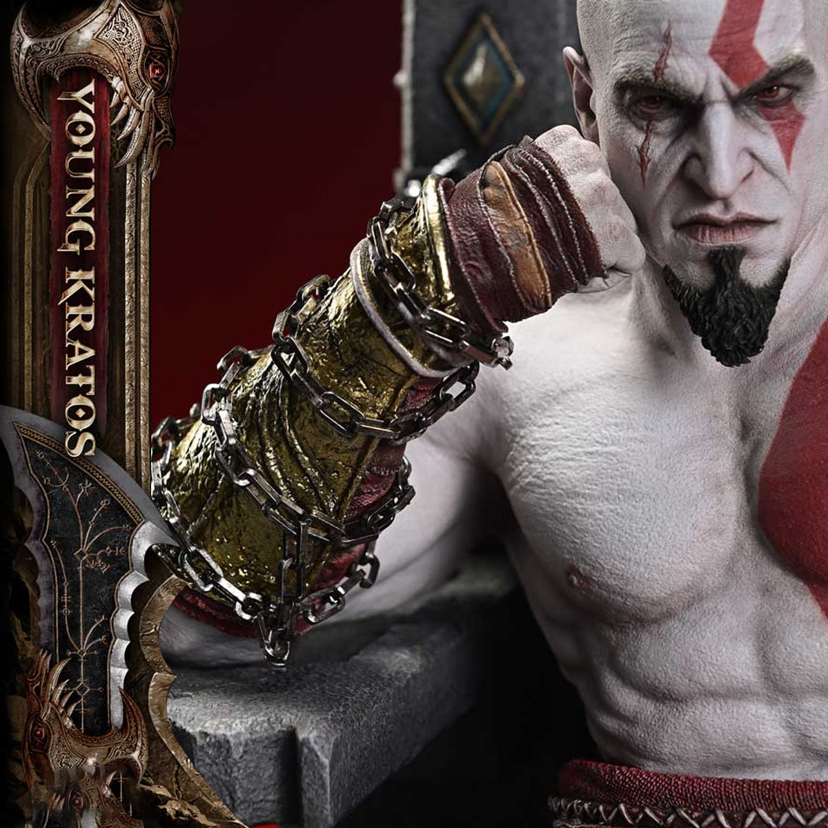 Throne Legacy God of War: Ragnarok Young Kratos