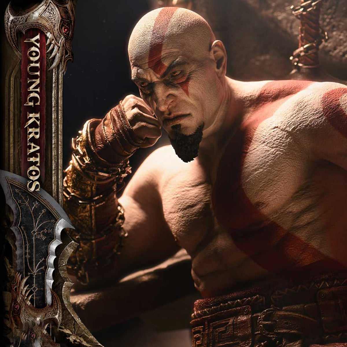 Throne Legacy God of War: Ragnarok Young Kratos