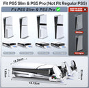 OIVO Horizontal Cooling Stand with Controller Charger for PS5 Slim / PS5 Pro (White)