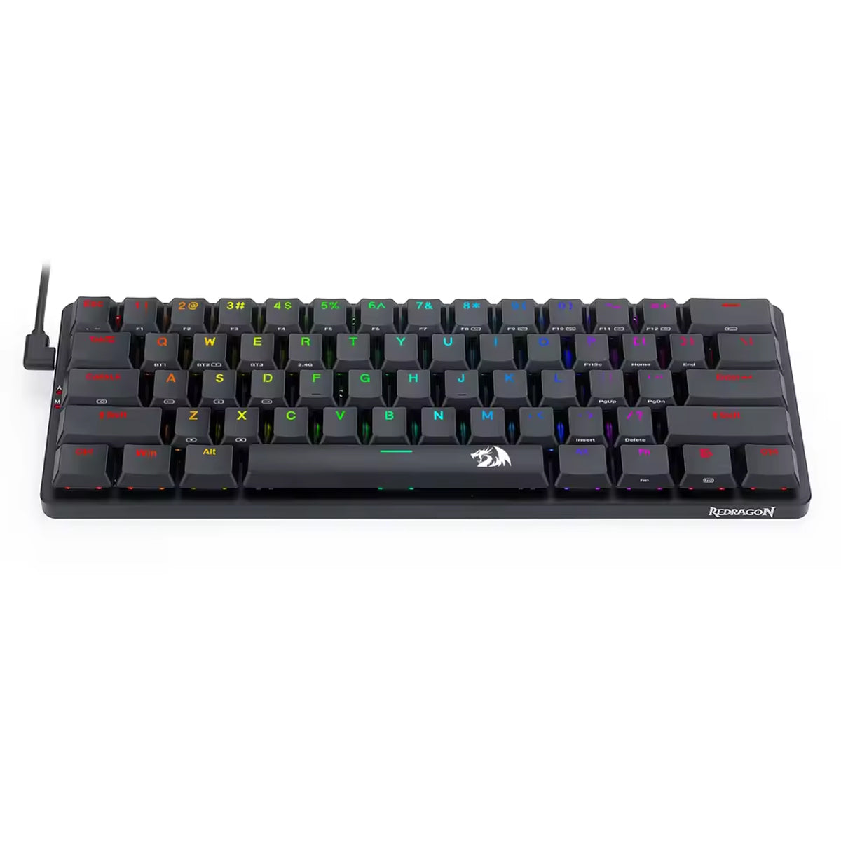 Redragon Elise Pro Tri-Mode RGB 60% Mechanical Gaming Keyboard (K615P-KBS)
