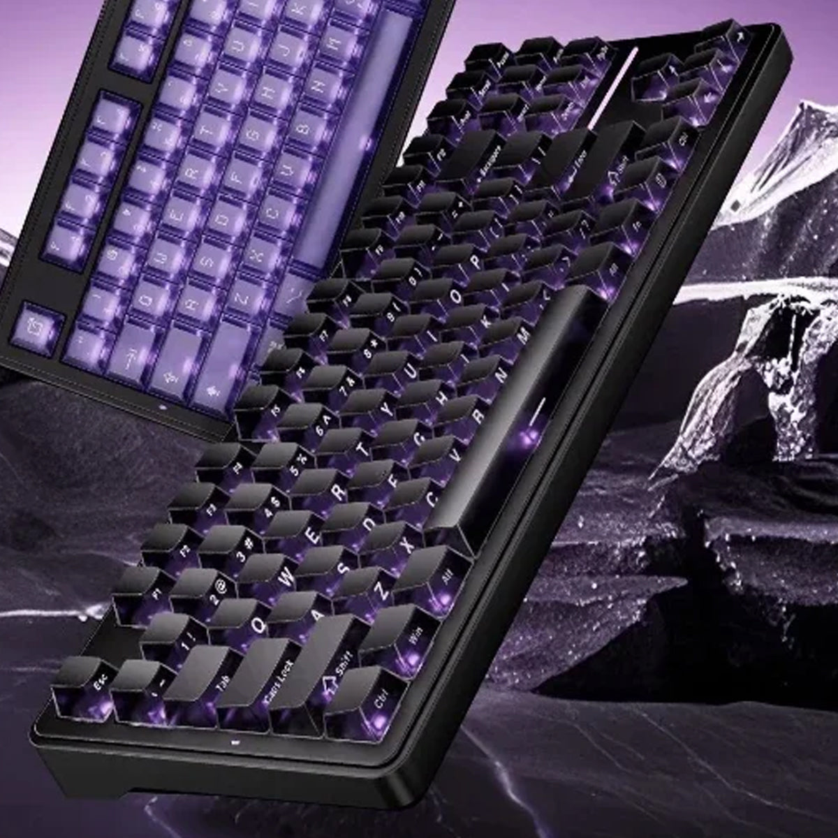 ATK A87 Pro RGB Tri-Mode 87-Keys Gasket-Mounted Hot-Swappable Mechanical Keyboard (Starry Night)